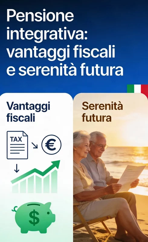 Pensione integrativa: vantaggi fiscali e serenità futura