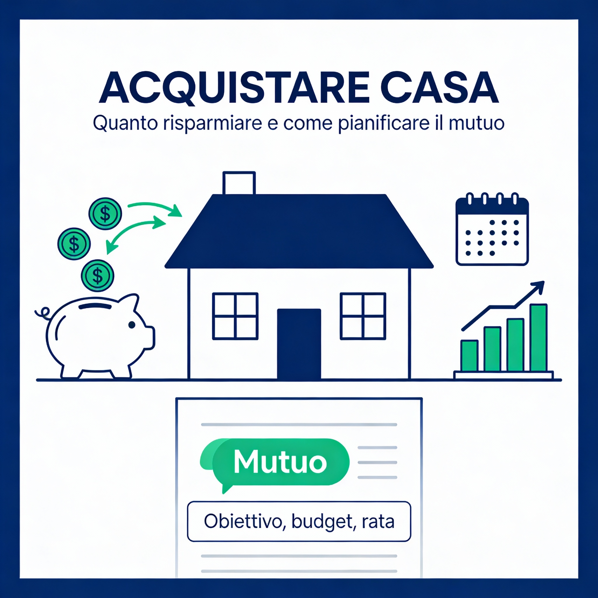 Acquistare casa: quanto risparmiare e come pianificare il mutuo